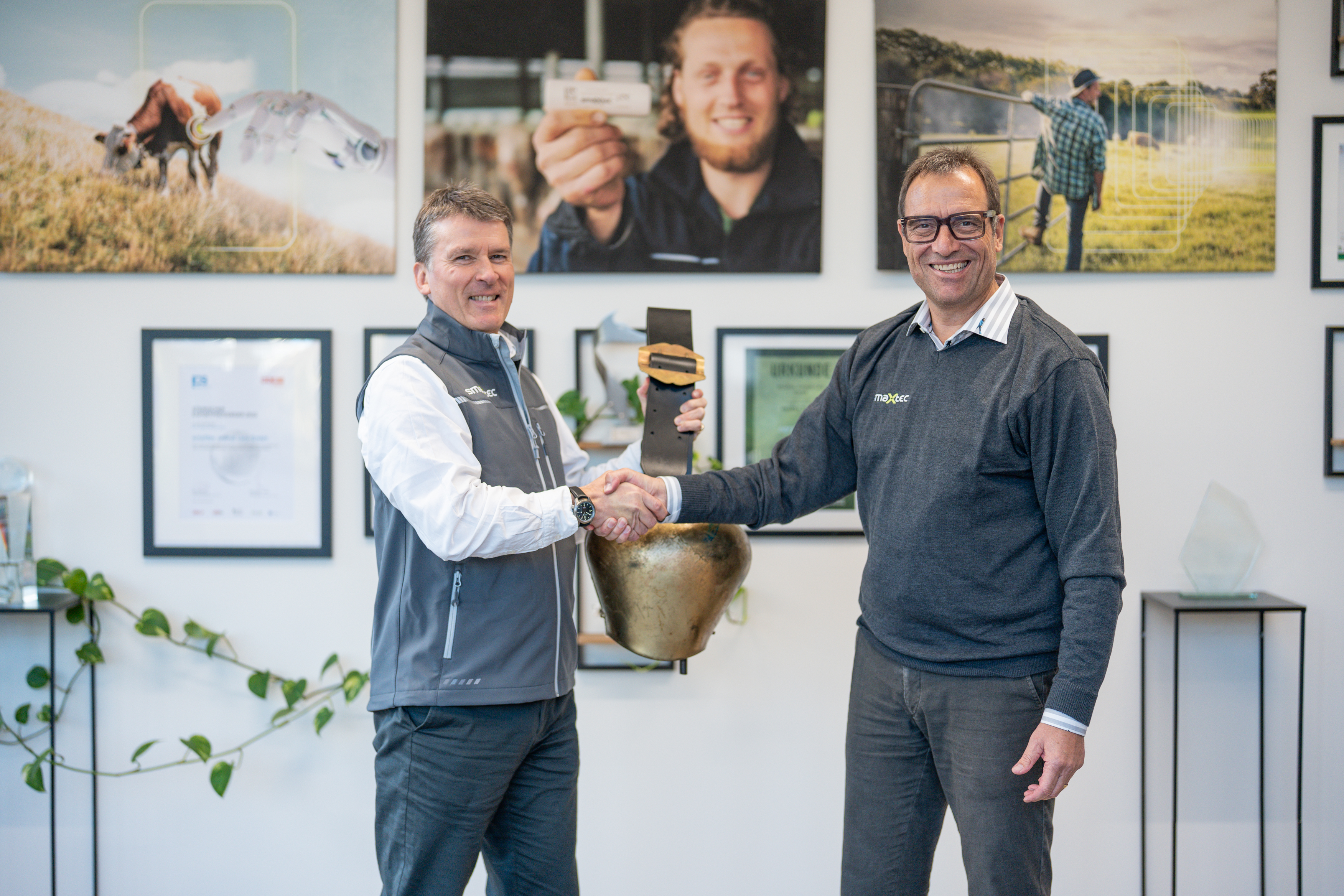 CEO Charly Sheppy with Non-Executive Director Stefan Scherer